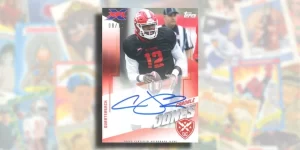 2020 Topps XFL trading card checklist
