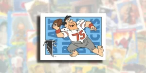 1993 Cardz Flintstones NFL trading card checklist