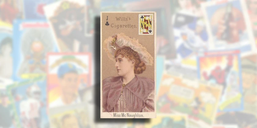 1898 Wills Actresses trading card checklist